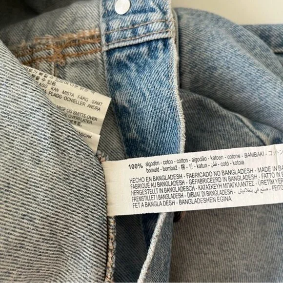 BLOGGERS FAV ZARA LIMITED EDITION CUT OUT SIDE DISTRESSED DENIM JUMPSUIT Size L - Picture 11 of 15